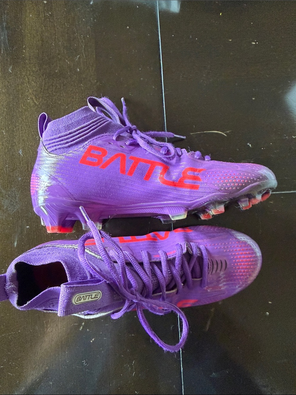 Battle Cleats in Purple size 7 - NEW!!